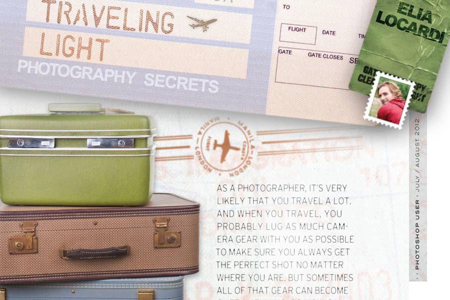 Photoshop User Magazine Traveling Light Article Elia Locardi