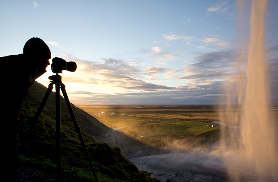 silo-waterfall-sunset