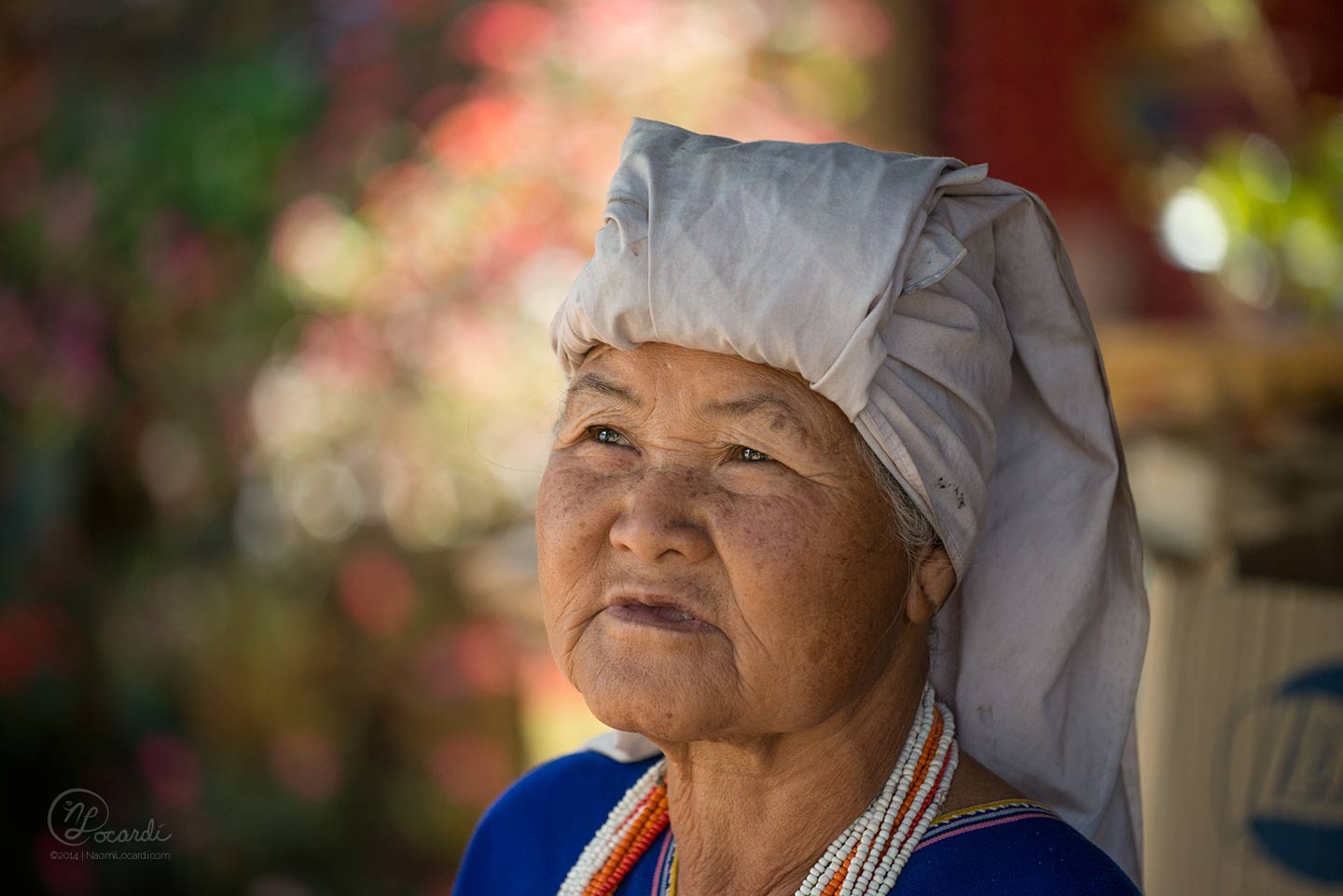 A Hill Tribe Villager during our visit to Northern Thailand. ©2014 Naomi Locardi - All Rights Reserved.