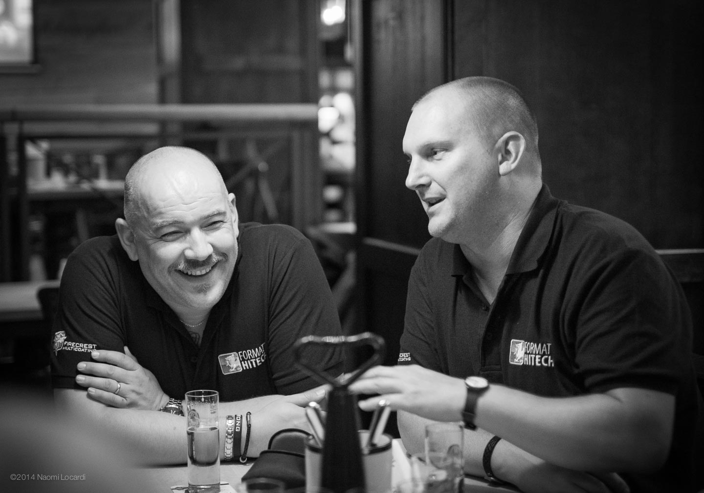Our Formatt brothers, James and Rod, in Black and White in honor of the talented Rod Clark.