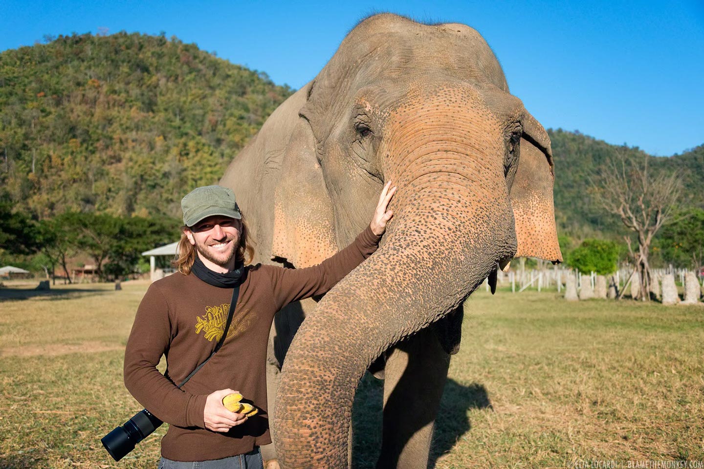 Elia with Elephant