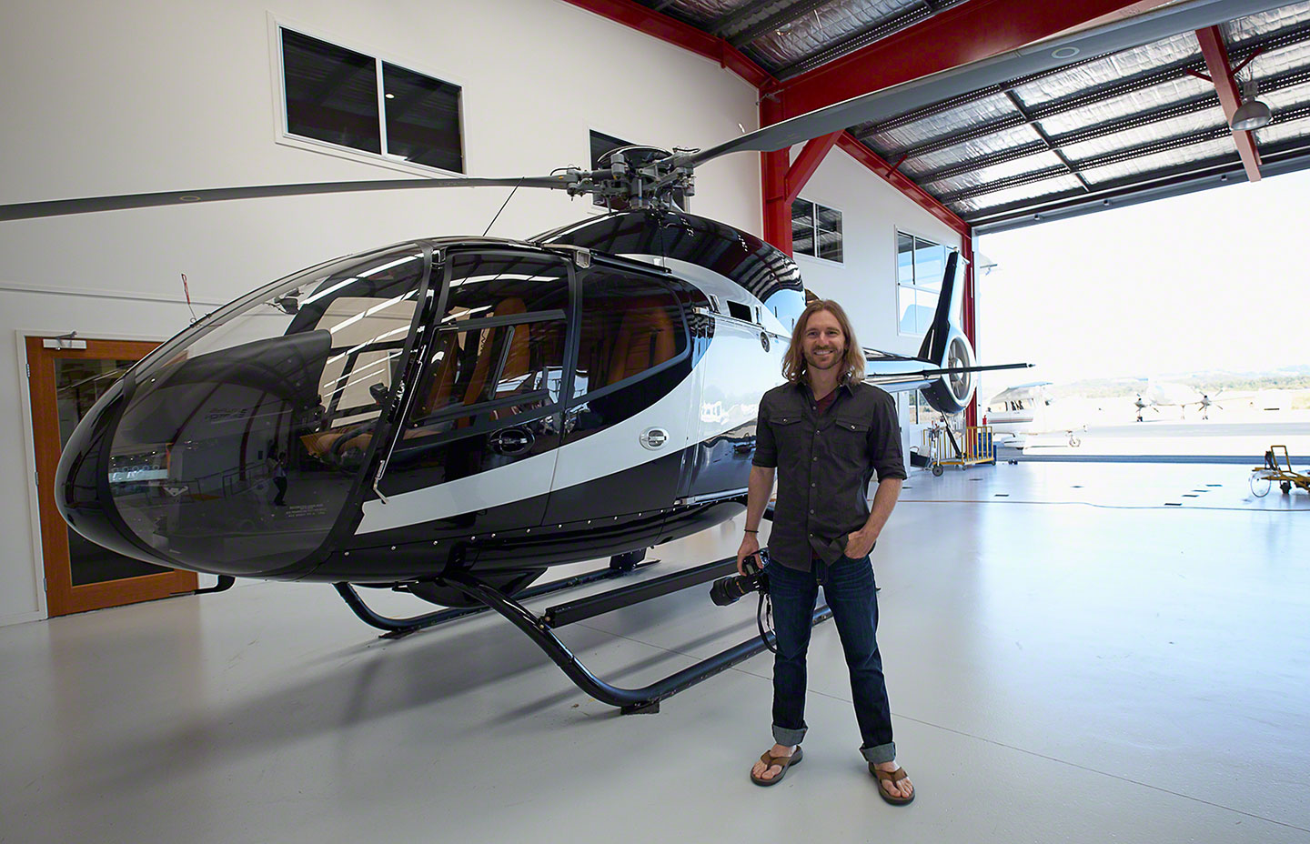 (Here I am in Queensland Australia excited to spend a week in the air for a project)